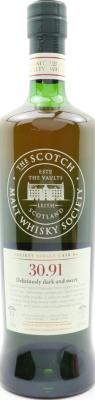 Glenrothes 1997 SMWS 30.91 Deliciously dark and sweet Refill Ex-Sherry Gorda 58.7% 700ml