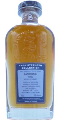 Laphroaig 1990 SV Cask Strength Collection Bourbon Barrel 09/61/1 52.6% 700ml