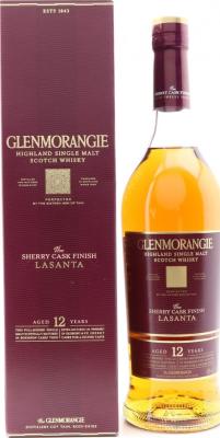 Glenmorangie 12yo Lasanta 3rd Edition Oloroso & PX Sherry Finish 43% 700ml