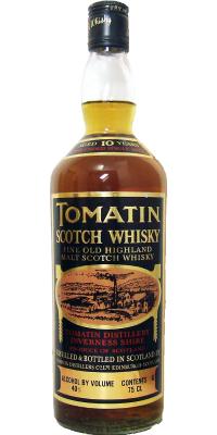 Tomatin 10yo Unblended Single Malt 40% 750ml