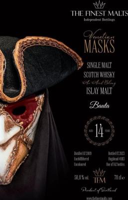 Islay Malt 2009 TFM Venetian Masks Hogshead 50.8% 700ml