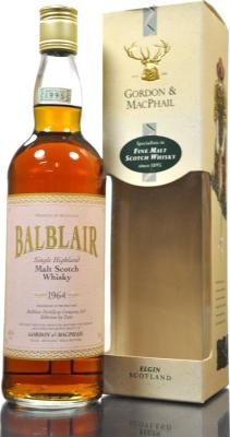 Balblair 1964 GM Licensed Bottling 40% 700ml