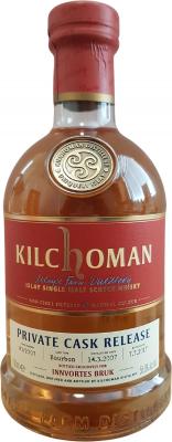 Kilchoman 2007 Private Cask Release Bourbon 83 2007 Innvortes bruk 55.8% 700ml