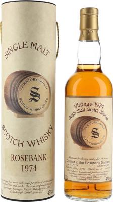 Rosebank 1974 SV Vintage Collection Sherry Casks 5047 49 43% 700ml