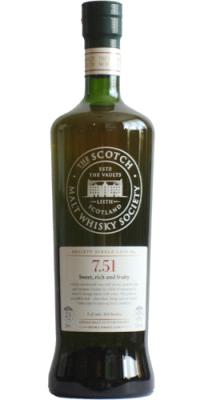 Longmorn 1984 SMWS 7.51 Sweet,rich and fruity Refill Hogshead 57.4% 700ml