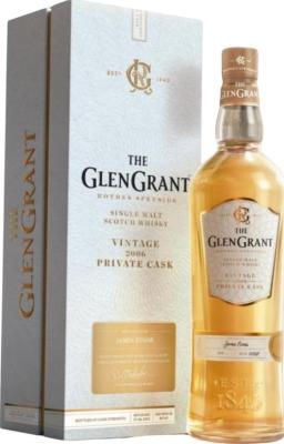 Glen Grant 2006 Private Cask 1st Fill Ex-Bourbon Shang Hai 55.9% 700ml