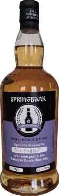 Springbank Bottle to Barley Tour 2023 Stephane 54.9% 700ml