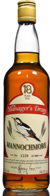 Mannochmore 18yo The Manager's Dram 66% 700ml