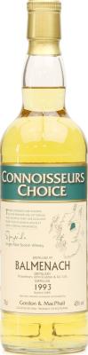 Balmenach 1993 GM Connoisseurs Choice Refill Sherry Hogshead 43% 700ml