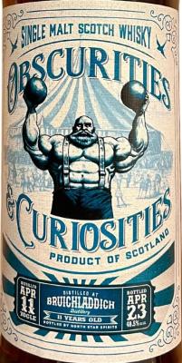 Bruichladdich 2011 NSS Obscurities & Curiosities 48.5% 700ml