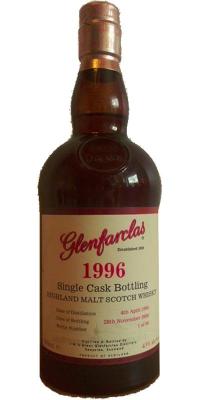 Glenfarclas 1996 Single Cask Bottling 43% 700ml