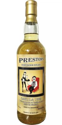 Caol Ila 1999 Bewh Preston's Very Good Stuff 58.8% 700ml