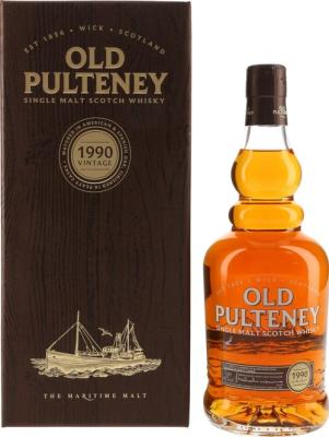 Old Pulteney 1990 Vintage Cask World Duty Free and Heathrow Airport 46% 700ml