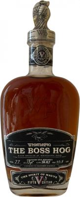 WhistlePig The Boss Hog 5th Edition Calvados Barrel Finish #77 58.8% 700ml