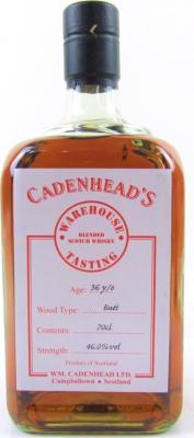 Cadenhead's Warehouse Tasting 36yo 46% 700ml