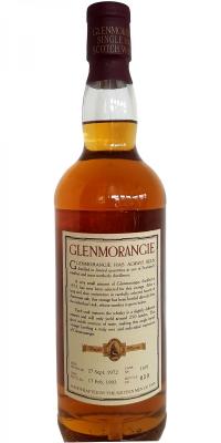 Glenmorangie 1972 Single Barrel Vintage American Oak #1691 46% 750ml