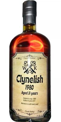 Clynelish 1980 UD Private Bottling WK vd Refill Sherry Butt 51.4% 700ml