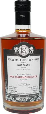 Mortlach 2008 MoS MoS Warehouseshop Sherry Hogshead 55.6% 700ml
