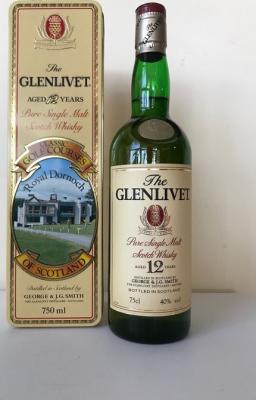 Glenlivet 12yo Classic Golf Courses of Scotland Royal Dornoch 40% 750ml