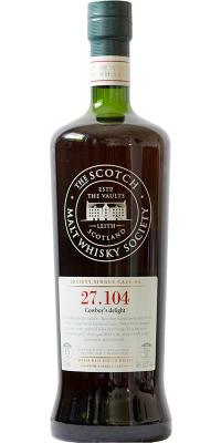 Springbank 1998 SMWS 27.104 Cowboy's delight Refill Gorda Ex-Sherry Cask 55.6% 750ml