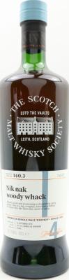 Balcones 2014 SMWS 140.3 Nik nak woody whack 1st Fill Ex-Bourbon Barrel 59.1% 700ml