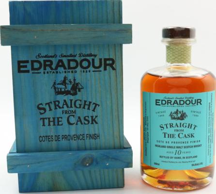 Edradour 1996 Straight From The Cask Cotes de Provence Finish 59.8% 500ml