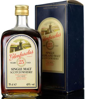 Glenfarclas 25yo Single Malt Pinerolo Import 43% 750ml