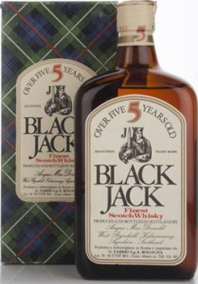 Black Jack 5yo Finest Scotch Whisky G. Fabbri S.p.A. Bologna 40% 750ml