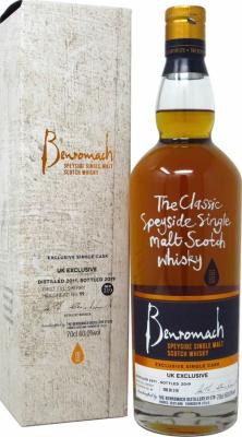 Benromach 2011 Exclusive Single Cask 1st Fill Sherry Hogshead #400 59.1% 700ml