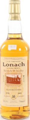 Glenrothes 1970 DT Lonach Collection Oak Cask 41.1% 750ml