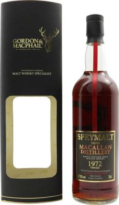 Macallan 1972 Speymalt Gordon and MacPhail PING No.3 57% 700ml