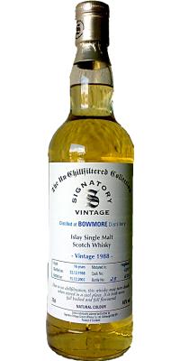 Bowmore 1988 SV The Un-Chillfiltered Collection #43717 46% 700ml