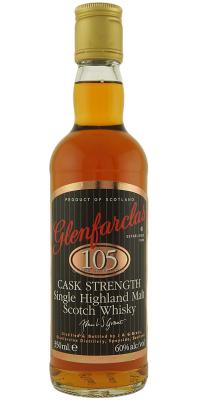 Glenfarclas 105 stripe label 60% 350ml