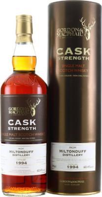 Miltonduff 1994 GM Cask Strength 1st Fill Sherry Puncheon #15221 60.4% 700ml