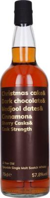 Christmas Cake & Dark Chocolate & Medjool Dates & Cinnamon 12yo MoM Batch 01 Sherry Casks 57.8% 700ml