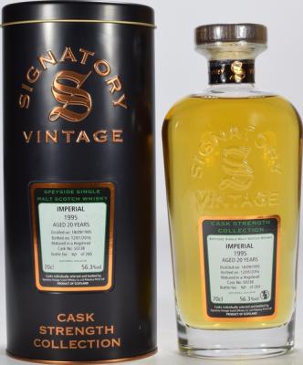 Imperial 1995 SV Cask Strength Collection #50238 56.3% 700ml