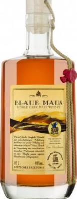 Blaue Maus 2008 Single Cask Malt Whisky 40% 500ml