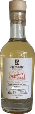 Springbank Hand Filled Distillery Exclusive 58.8% 200ml