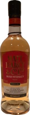 Matt.D'Arcy 10yo MDAr Blended Irish Whisky Port Finished 46% 700ml