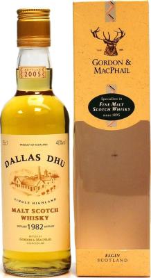Dallas Dhu 1982 GM Licensed Bottling 40% 350ml