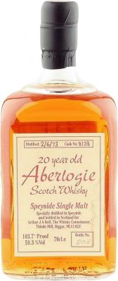 Aberlogie 1973 WC #8138 Arthur J a Bell The Whisky Connoisseur 59.3% 700ml