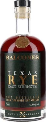 Balcones Texas Rye Cask Strength RSC 17-1 62.3% 750ml