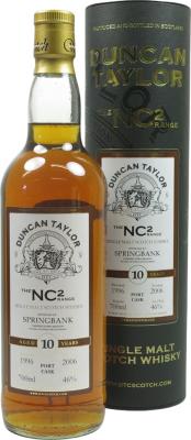 Springbank 1996 DT NC2 Range 10yo Port 46% 700ml