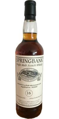 Springbank 2000 Private Bottling Fresh Sherry Wood #79 50.1% 700ml