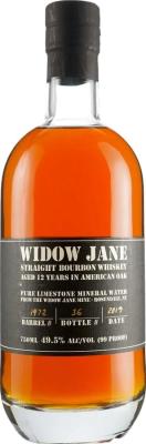 Widow Jane 12yo Single Barrel American Oak 1972 Binny's 49.5% 750ml