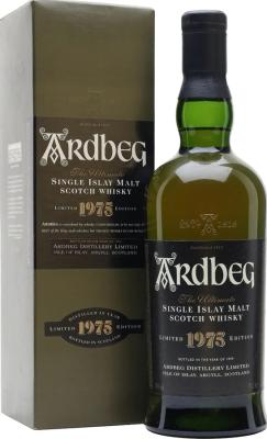 Ardbeg 1975 Swiss Import 43% 700ml