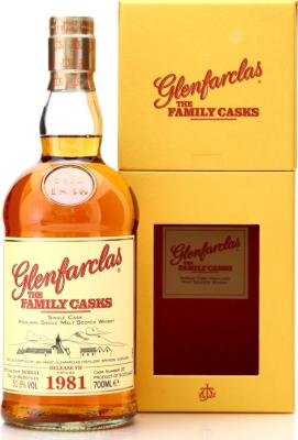 Glenfarclas 1981 The Family Casks Release VII Plain Hogshead #57 50.8% 700ml