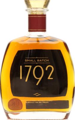 1792 Small Batch Kentucky Straight Bourbon Whisky New American Oak Barrels 46.85% 750ml