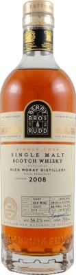 Glen Moray 2008 BR Red Wine Finish 54.2% 700ml