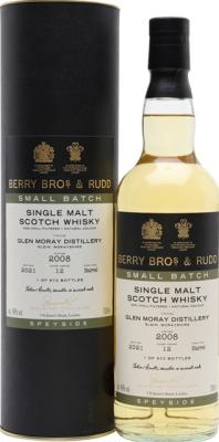 Glen Moray 2008 BR Small Batch Barrel 46% 700ml